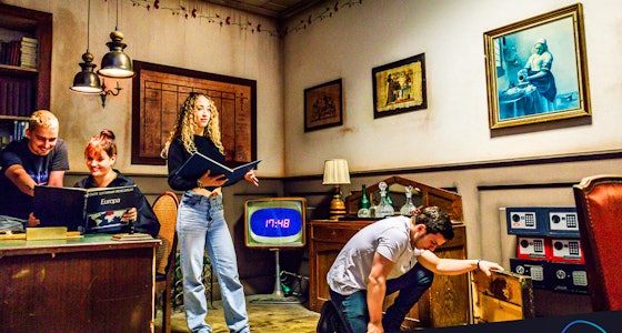Met 4 personen een Escape Room bij De Voltage!